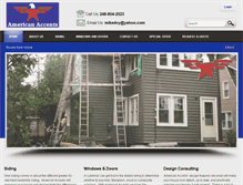 Tablet Screenshot of americanaccentsmi.com
